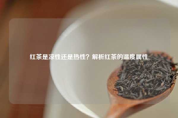 红茶是凉性还是热性？解析红茶的温度属性